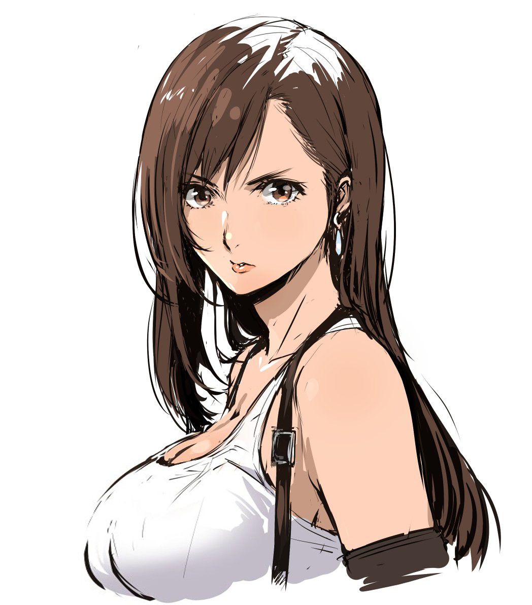 [Second] The cute secondary erotic image of Tifa Chan of erotic ff7 even wearing clothes [FF] 14