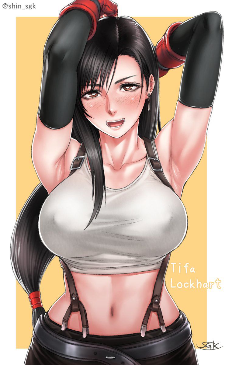 [Second] The cute secondary erotic image of Tifa Chan of erotic ff7 even wearing clothes [FF] 23