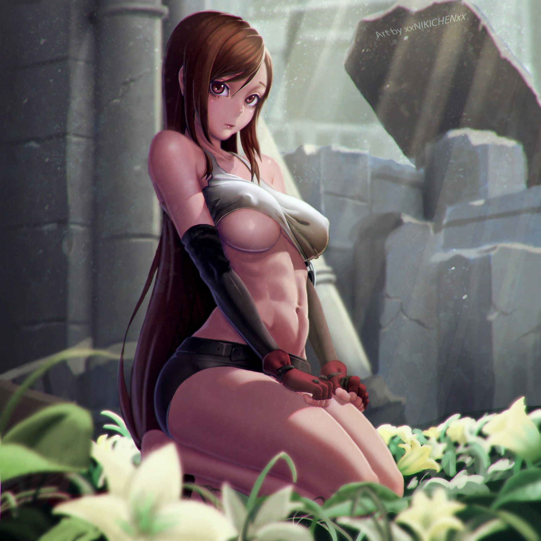 [Second] The cute secondary erotic image of Tifa Chan of erotic ff7 even wearing clothes [FF] 28