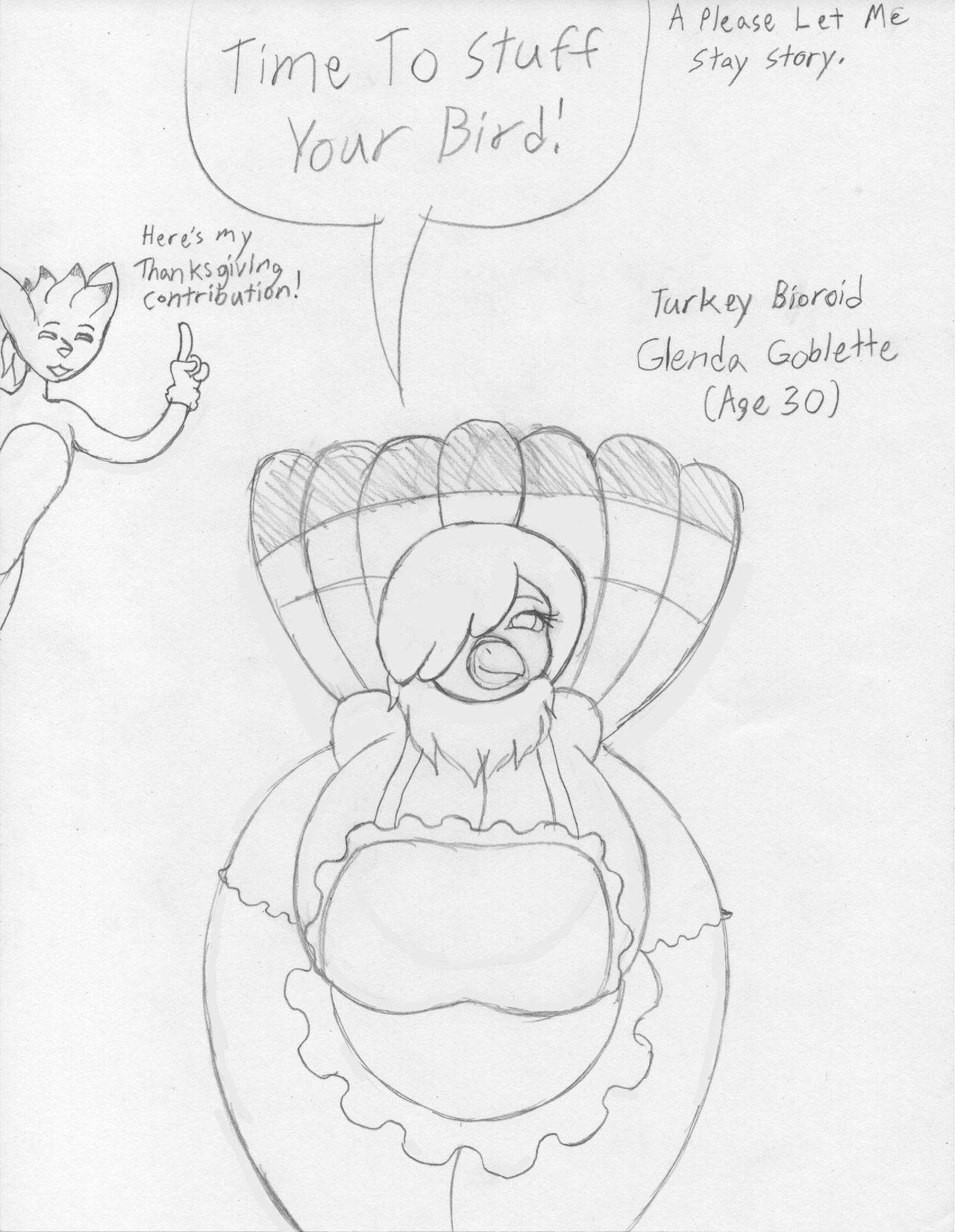 Time To Stuff Your Bird (Thanksgiving Comic) Foxtide888 (WIP) 1