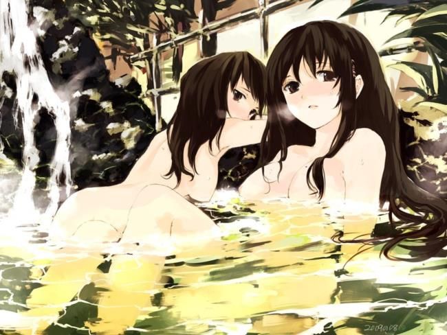 A picture of a bath and a hot spring 20