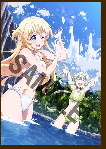Anime [Goblin Slayer] BD/DVD store benefits and erotic illustrations of girls swimsuit and underwear 4