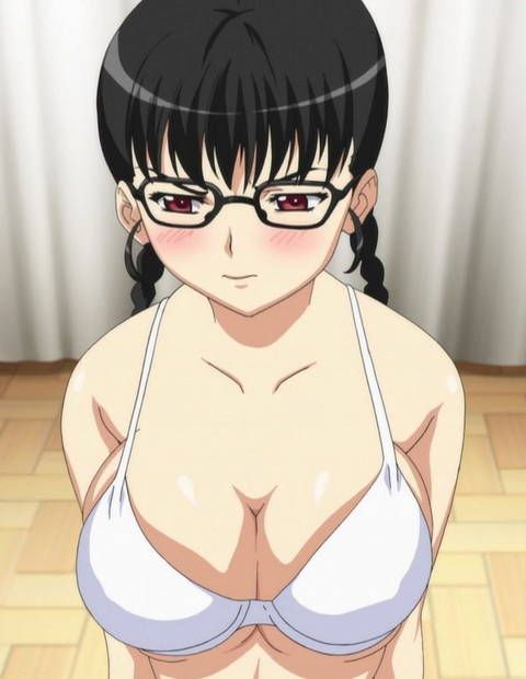 The attack power of big breasts with glasses is not Han! : Rainbow Erotic Pictures Summary 2