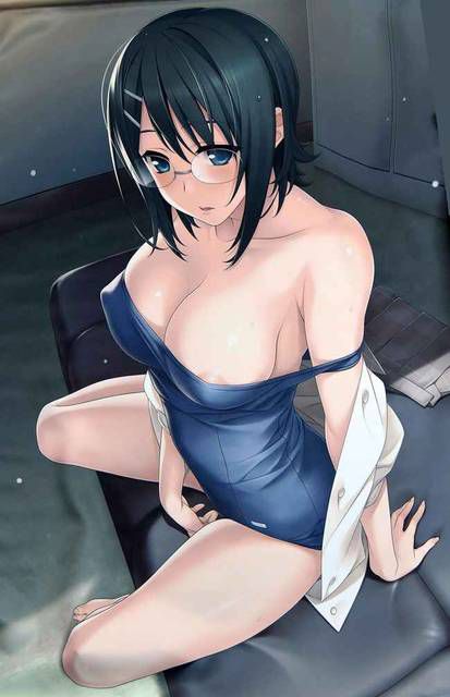 The attack power of big breasts with glasses is not Han! : Rainbow Erotic Pictures Summary 4