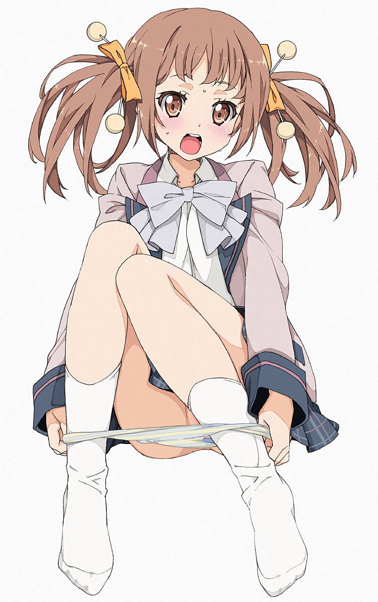 The second erotic image of erotic girl who has a sailor suit and pants and has more eh expression 8
