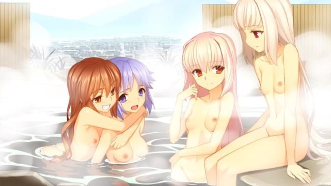 Let's be happy to see erotic pictures of Bath and hot springs! 2