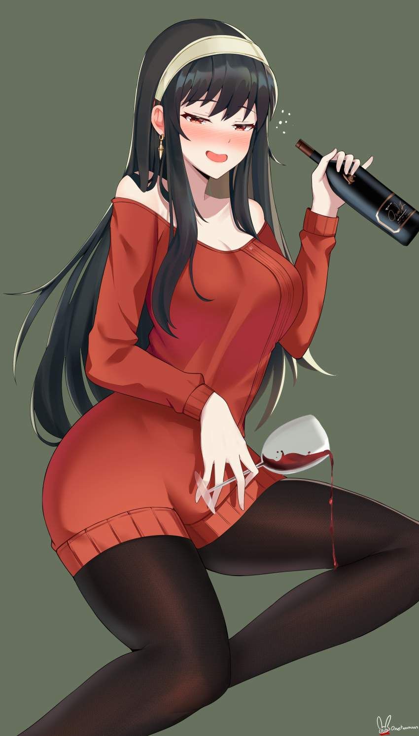 【Alcoholics Reserve】Secondary image of girls drinking alcohol from bottles 38