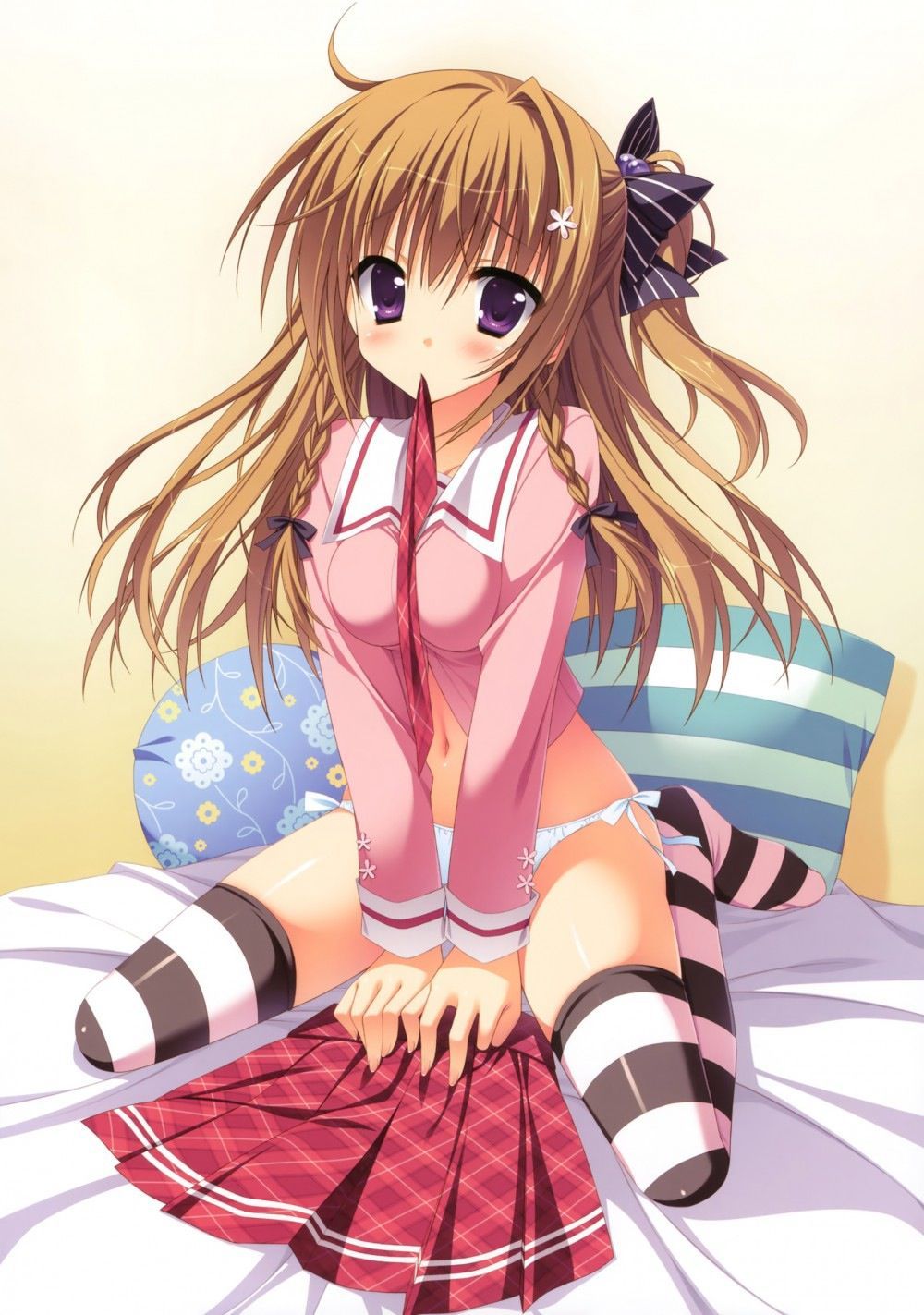 Please explain in the picture because I do not know the goodness of thighhighs Onashas!! 6