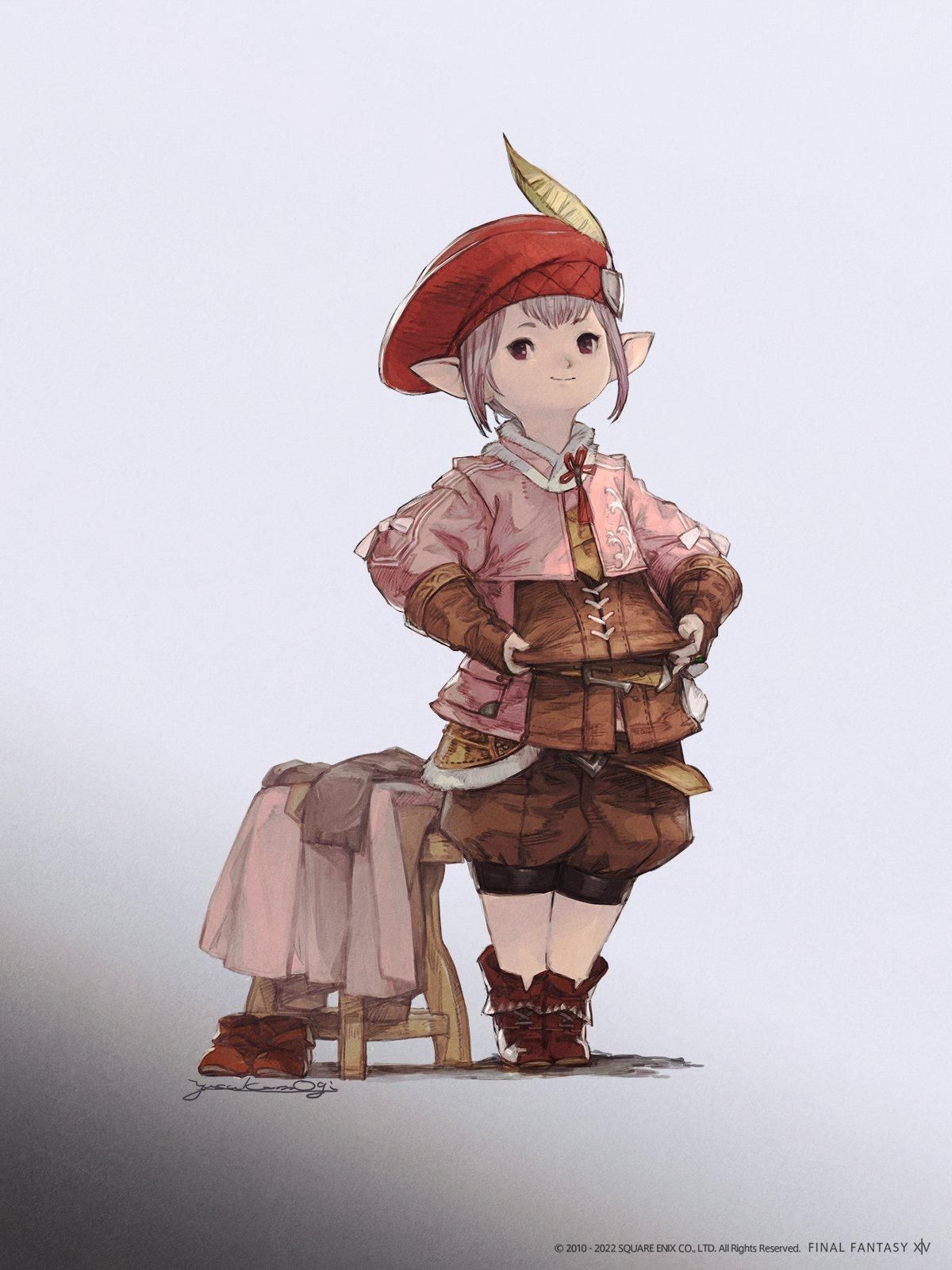 FF14's main heroine, too lolicon and talked about 1