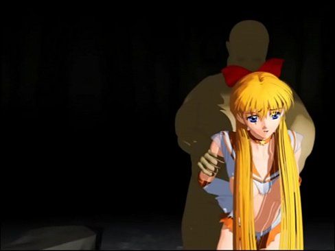 【Awesome-Anime.com】 Sailormoon roped and being slave (3P, DP, bondage included) - 18 min 16