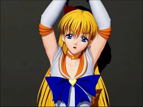 【Awesome-Anime.com】 Sailormoon roped and being slave (3P, DP, bondage included) - 18 min 2