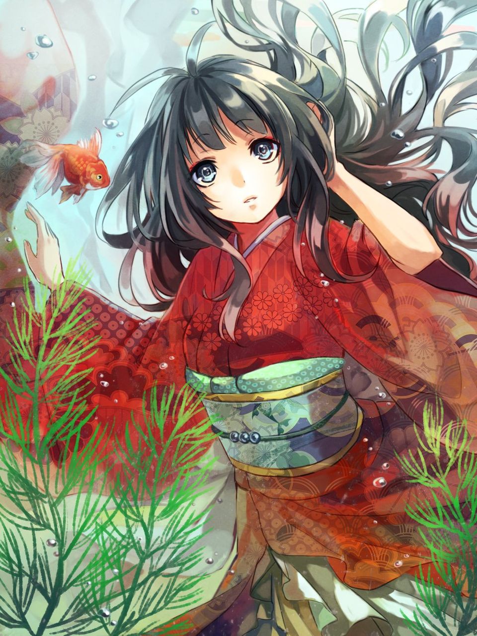 [2nd edition] secondary image of a girl beautiful kimono 13 [kimono] 25