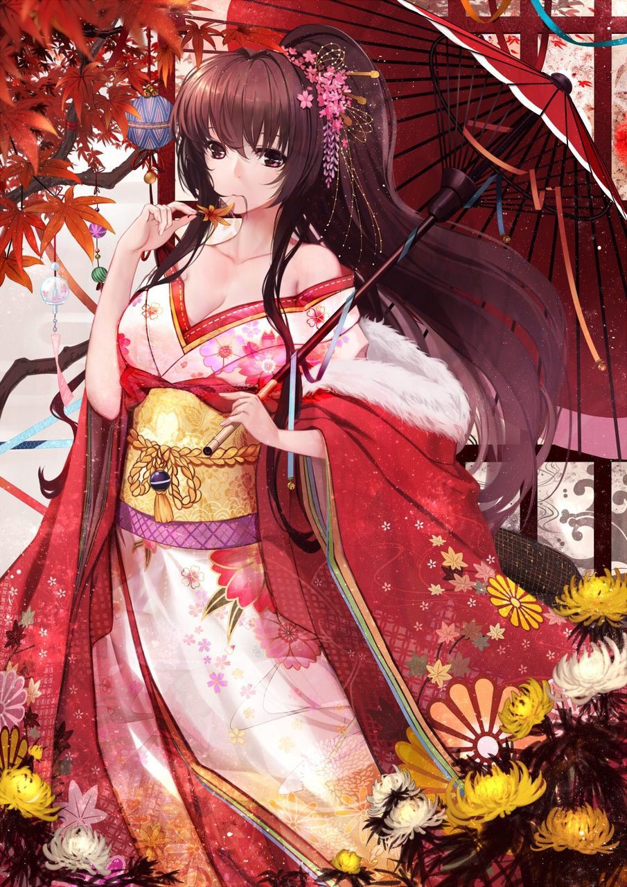 [2nd edition] secondary image of a girl beautiful kimono 13 [kimono] 32