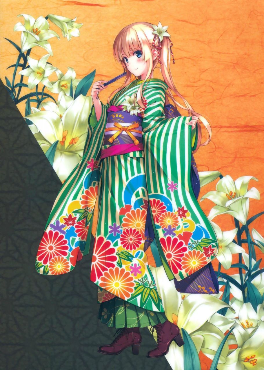 [2nd edition] secondary image of a girl beautiful kimono 13 [kimono] 33