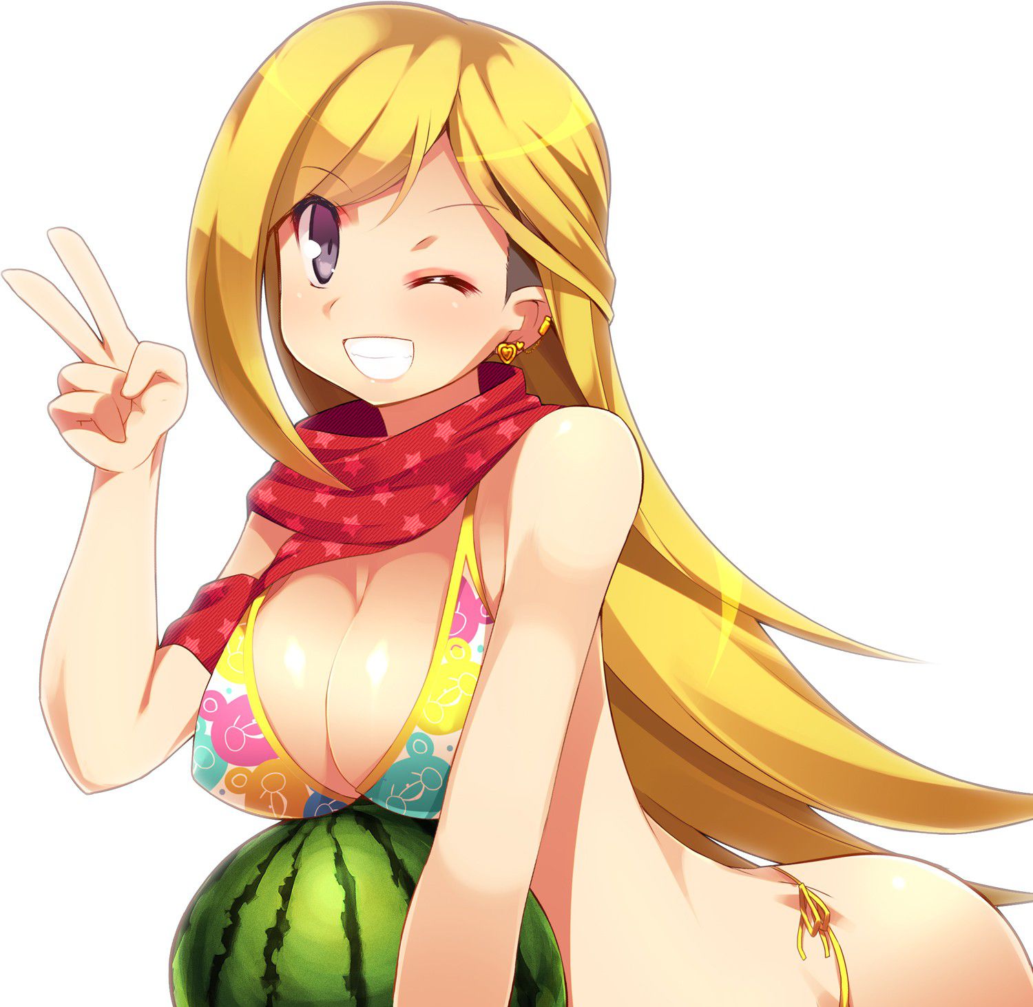 I want to expose an important part by shifting the swimsuit lewd image of the swimsuit with little cloth area 16