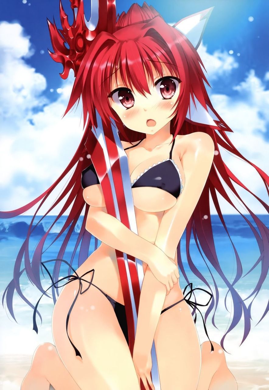 I want to expose an important part by shifting the swimsuit lewd image of the swimsuit with little cloth area 3