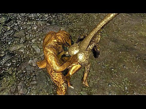 Private sex of two argonians - 12 min 14