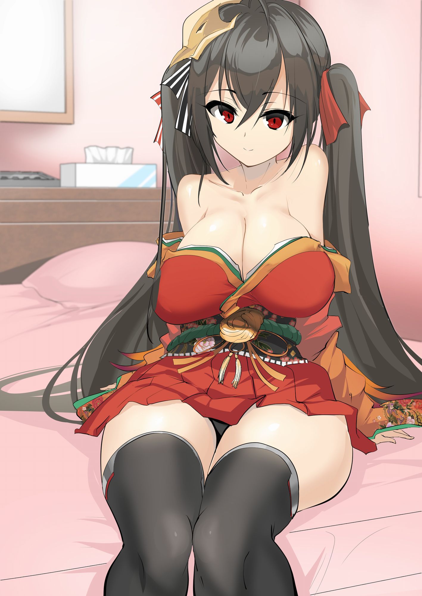 [secondary/ZIP] secondary image of Thighhighs girl to be emphasized thigh 37