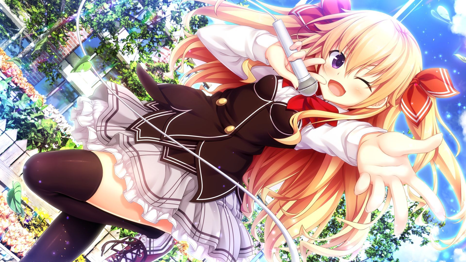 [secondary/ZIP] secondary image of Thighhighs girl to be emphasized thigh 6