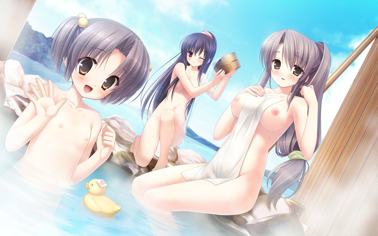 Erotic images of two-dimensional pretty ponpon in a bath or hot spring. Vol. 7 46