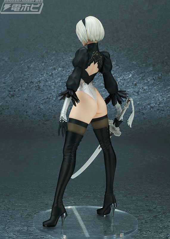 [nier automata] 2b of erotic figure skirt is outside to the figure of erotic view! 11
