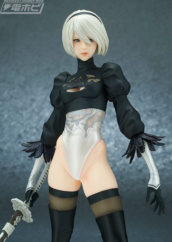 [nier automata] 2b of erotic figure skirt is outside to the figure of erotic view! 12