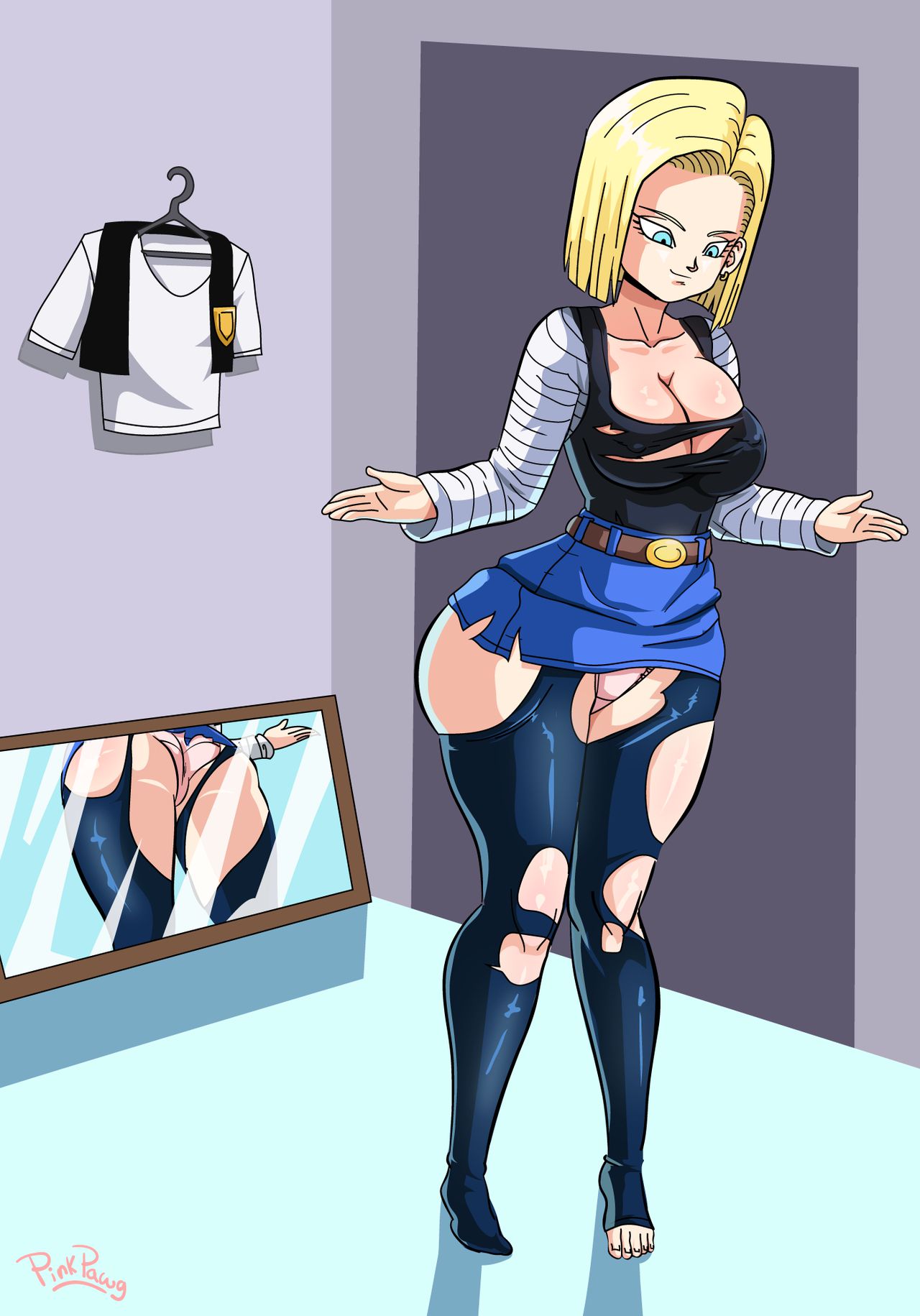 [Pink Pawg] Android 18 meets Krillin (Dragon Ball Z) [Ongoing] 1