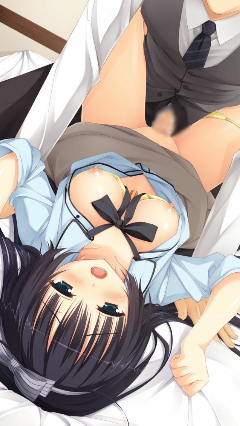 【Secondary erotic】 Erotic image of cute girls inserting and pacing in the normal position 10