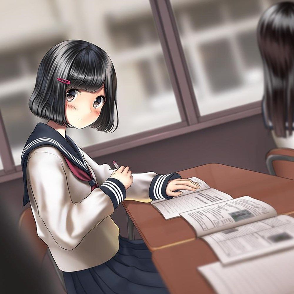 [Image] Two-dimensional black hair character to keep Moe the thread 30 14