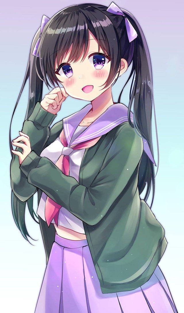 [Image] Two-dimensional black hair character to keep Moe the thread 30 3