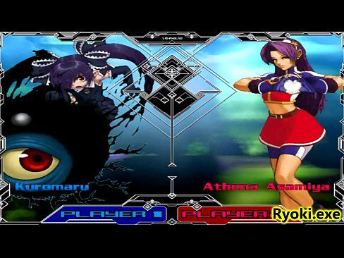 Kuromaru Vs Athena Asamiya The Queen of Fighters - 3 min 3