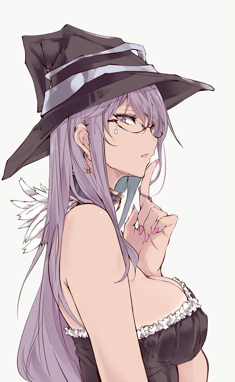 A cane and a hat are cute! The second erotic image summary of the witch Girl 30
