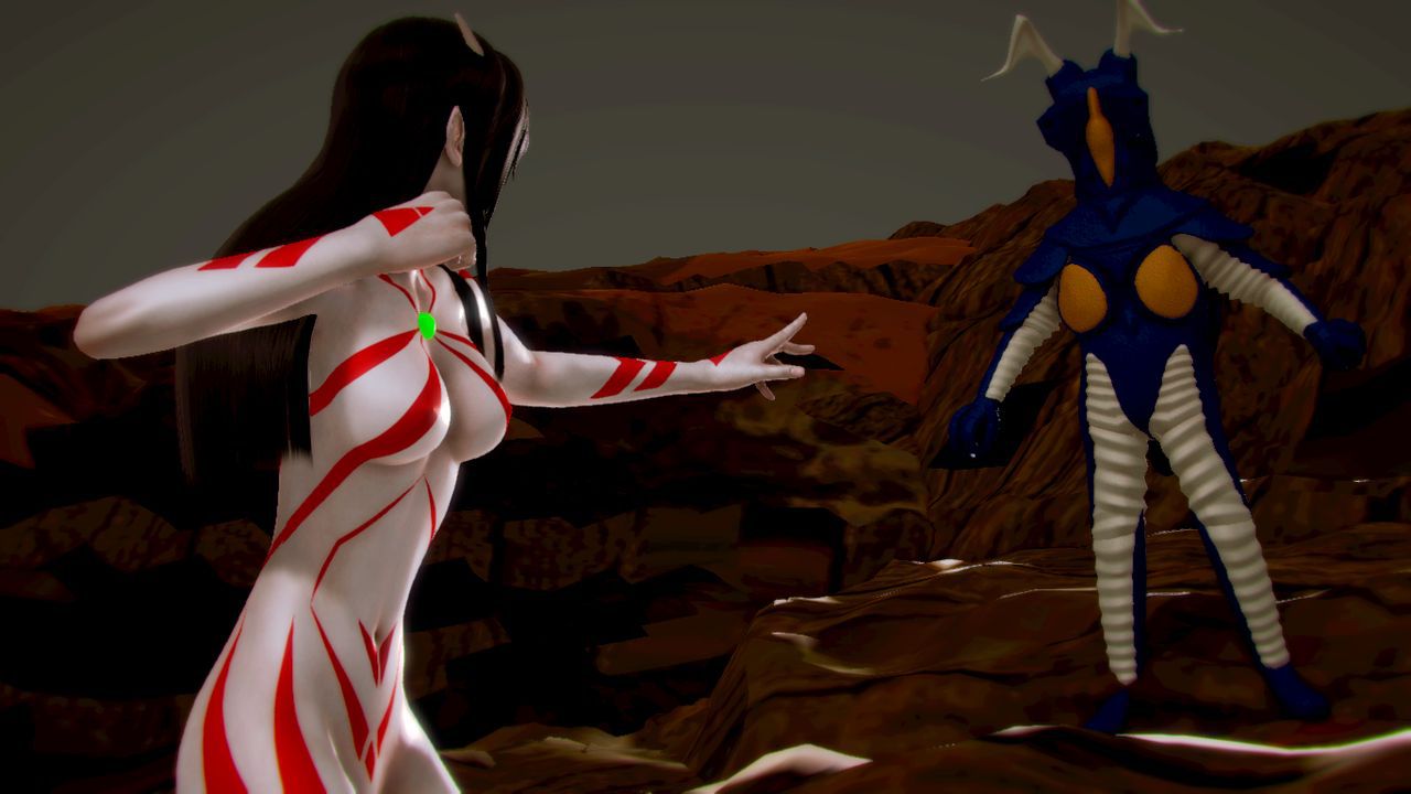 Ultragirl Story:Moonlight vs zetton 月夜美VS ゼットン（杰顿） 21