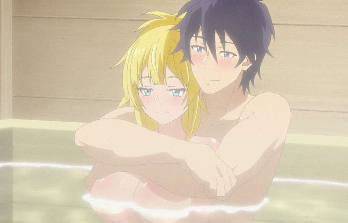 In the anime "True Friends" 8 episodes, erotic bed scenes with girls and Icha Icha in the bath together! 1