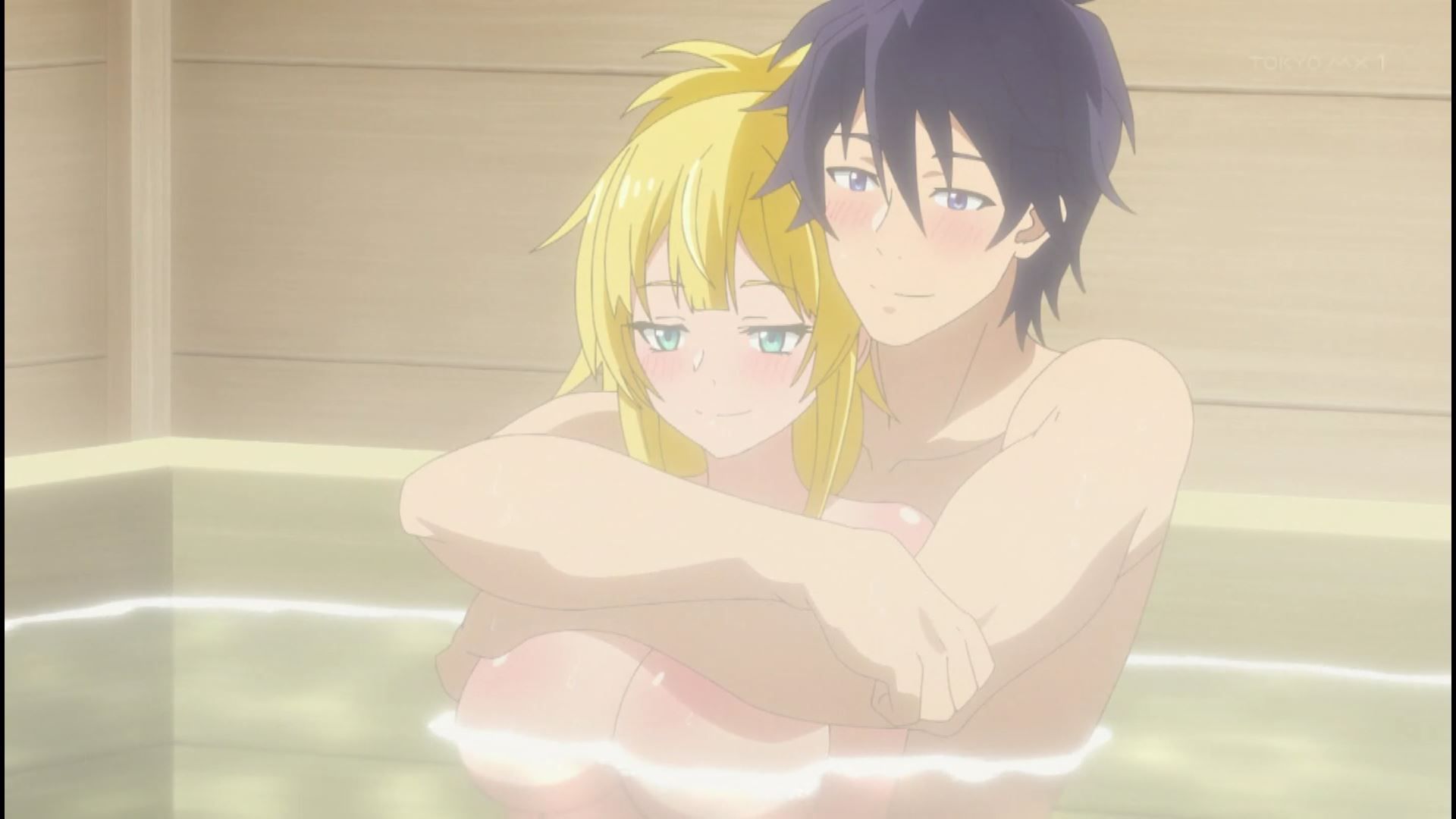 In the anime "True Friends" 8 episodes, erotic bed scenes with girls and Icha Icha in the bath together! 16