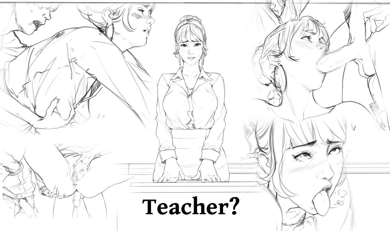 [Diathorn] 痴女先生 // Slut Teacher [Uncensored] 16