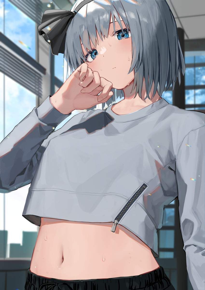 【Rekindled in the last few years】 Secondary erotic image of a girl wearing clothes with a belly button 22