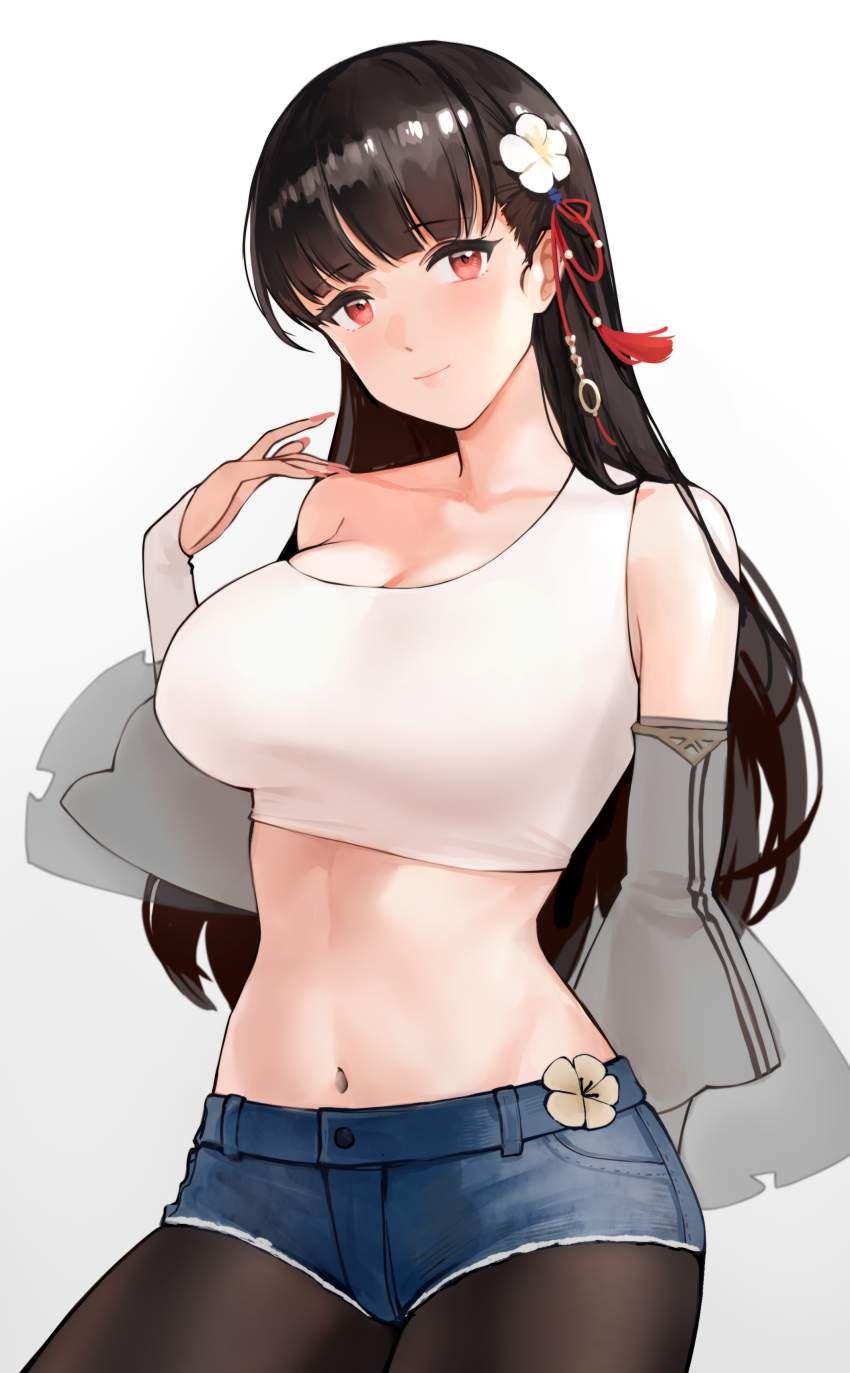 【Rekindled in the last few years】 Secondary erotic image of a girl wearing clothes with a belly button 36