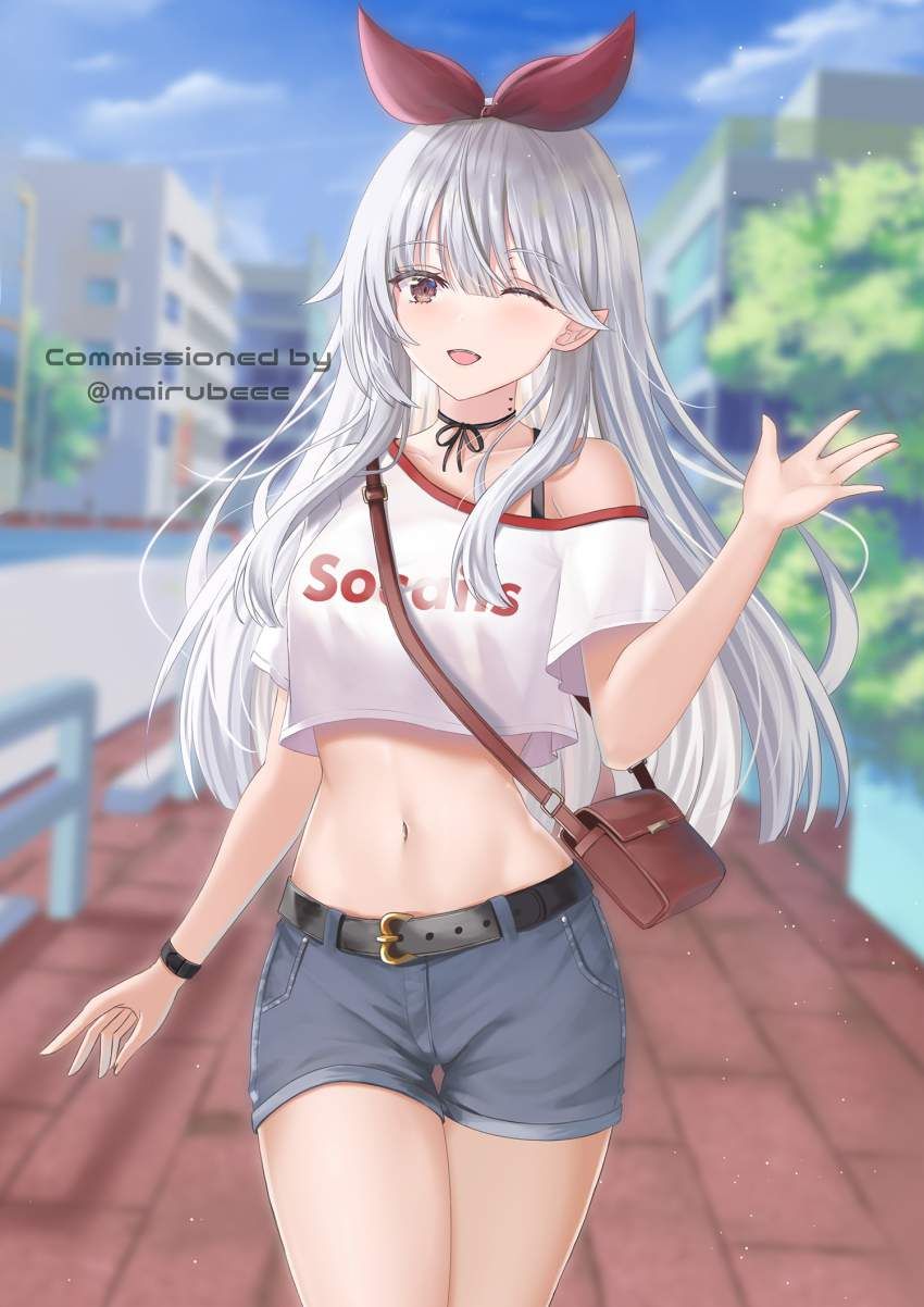 【Rekindled in the last few years】 Secondary erotic image of a girl wearing clothes with a belly button 7