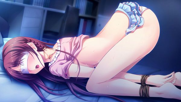 【Erotic Anime Summary】 Erotic image of a girl who is excited by increasing sensitivity with a blindfold etc. 【Secondary erotic】 1