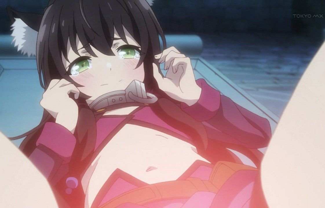 anime [World Maou and summoned girl's slave magic] 10 talking erotic scene put your finger on the girl's female instrument in the story 1
