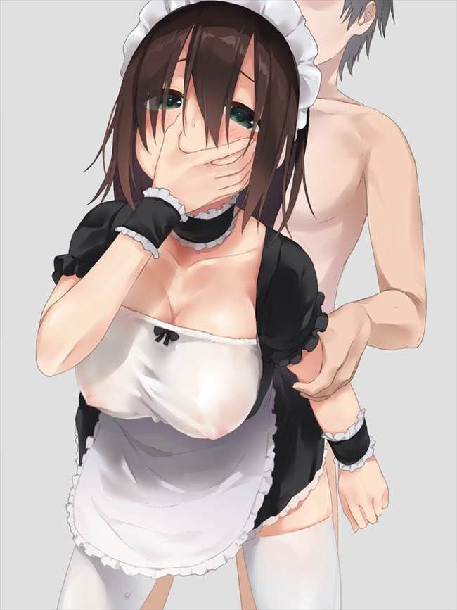 【Erotic Anime Summary】 Erotic image collection where the maid gives an etch service 【40 sheets】 6