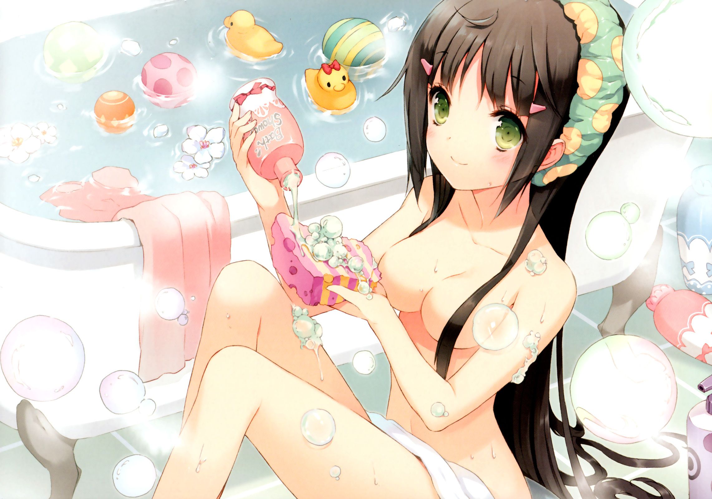 Bath image that you want to be lewd in the bubble covered 11