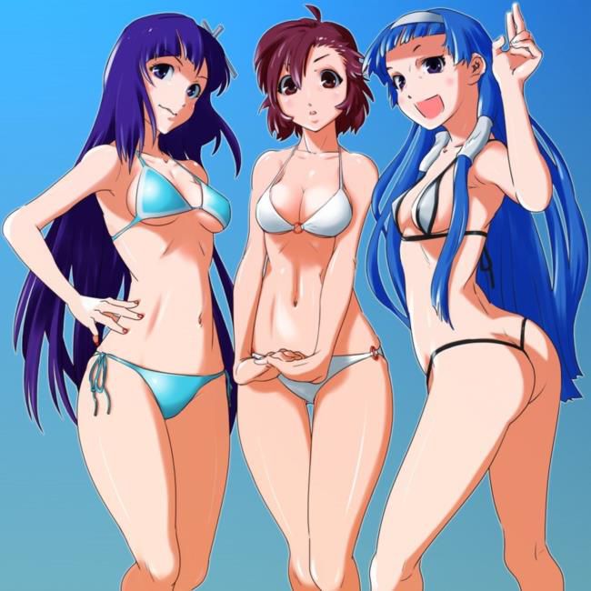 Cute two-dimensional image of swimsuit. 20