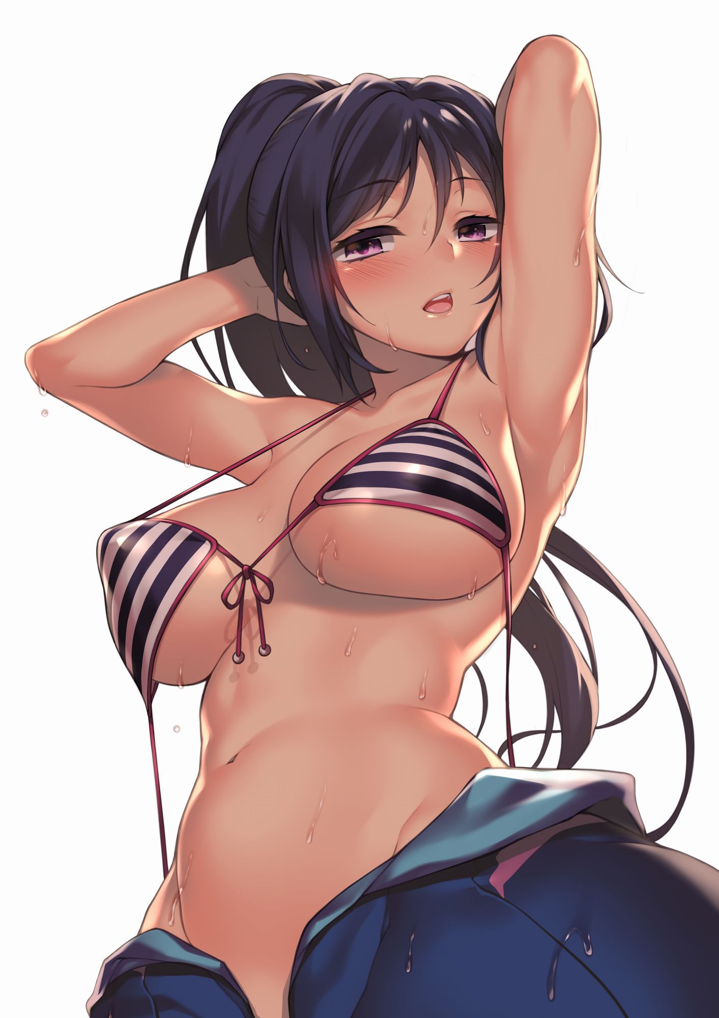 [Secondary/ZIP] Beautiful girl image summary of bikini top rather than bra 11