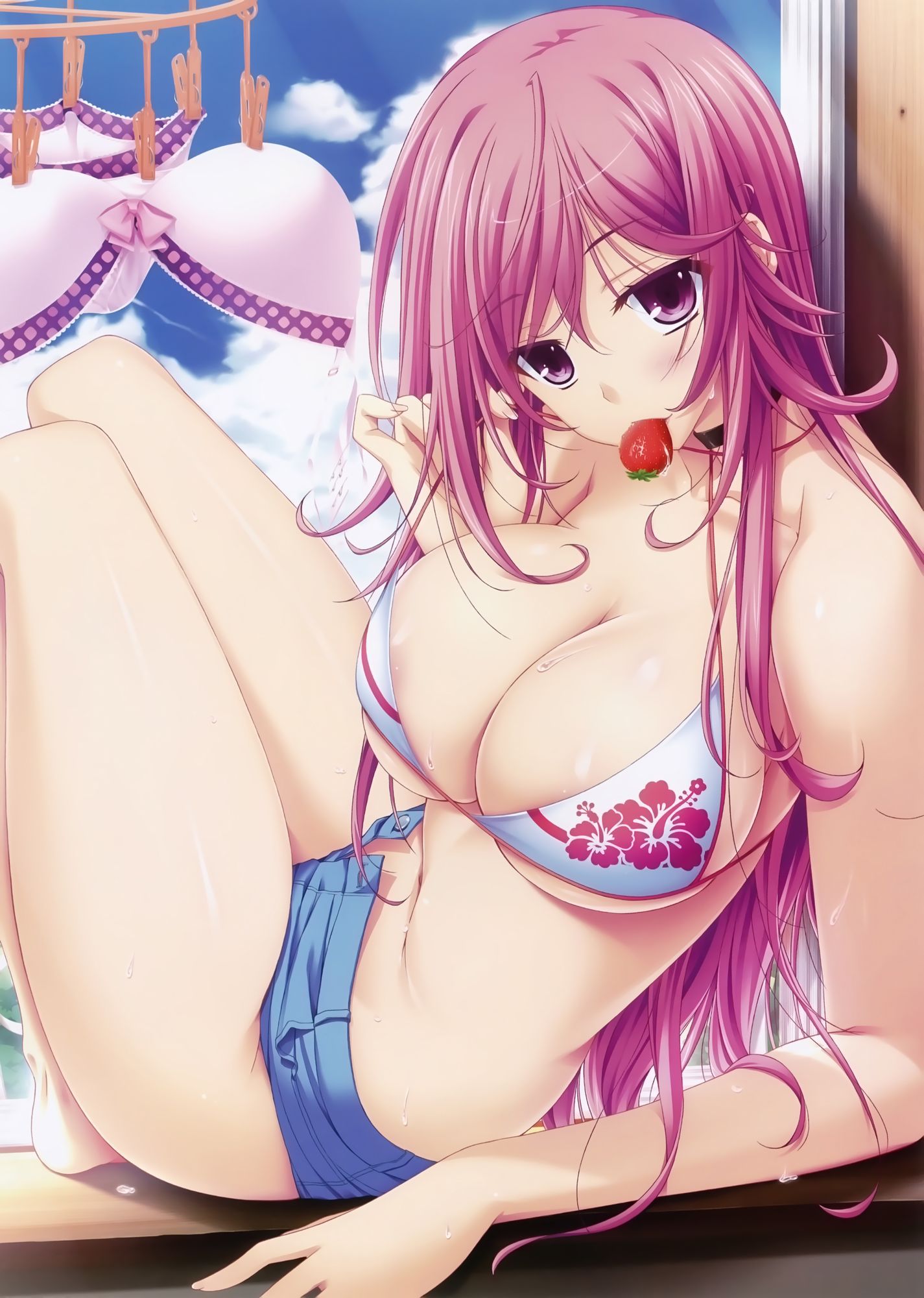 [Secondary/ZIP] Beautiful girl image summary of bikini top rather than bra 34