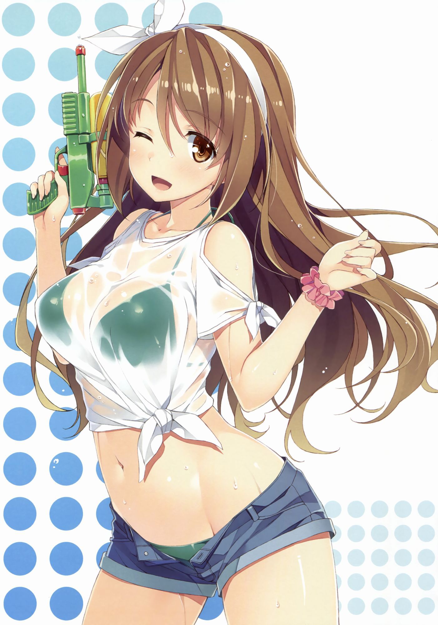 [Secondary/ZIP] Beautiful girl image summary of bikini top rather than bra 41