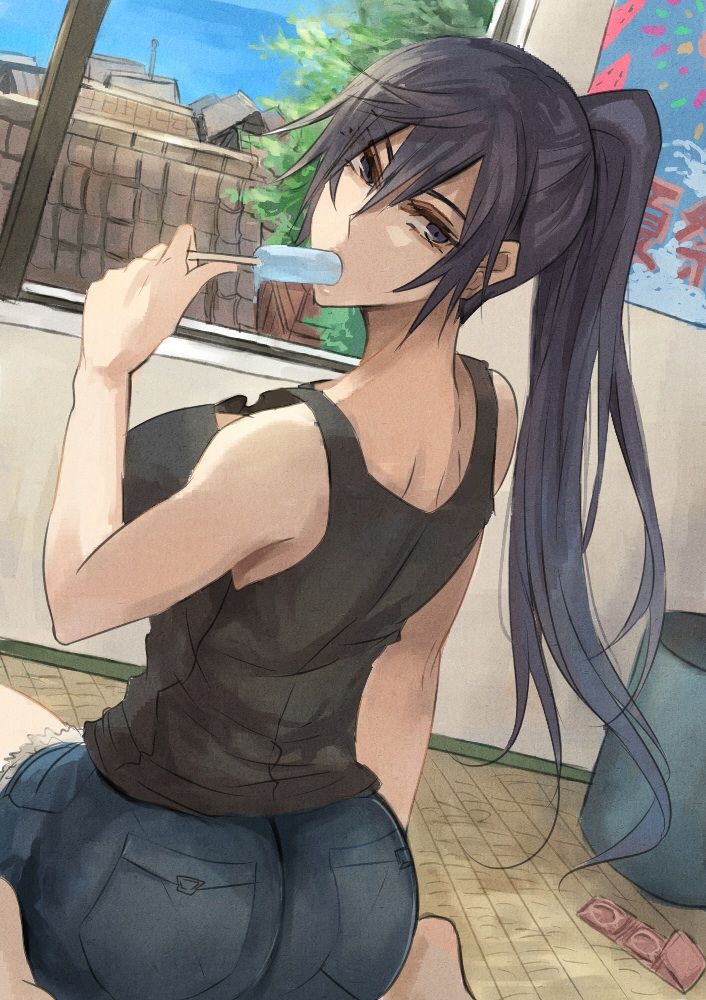 The second erotic picture of the girl with a very cute ponytail wwww part3 20
