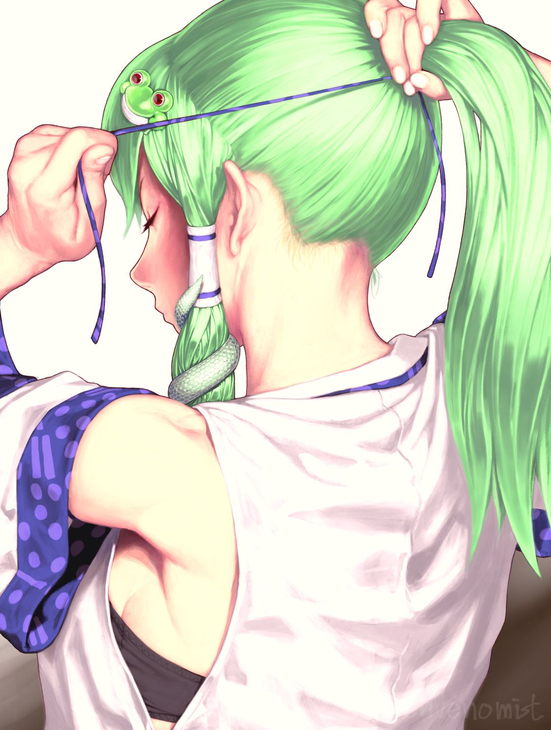 The second erotic picture of the girl with a very cute ponytail wwww part3 22