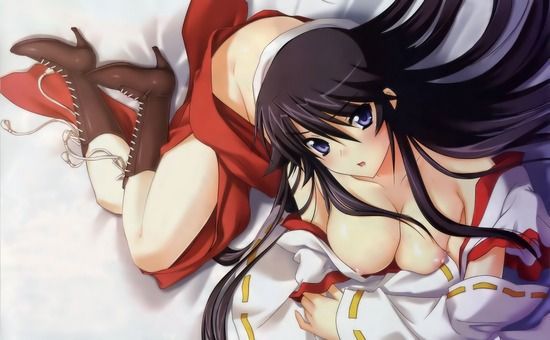 The second erotic image of the girl of the Miko-San Part 3 17